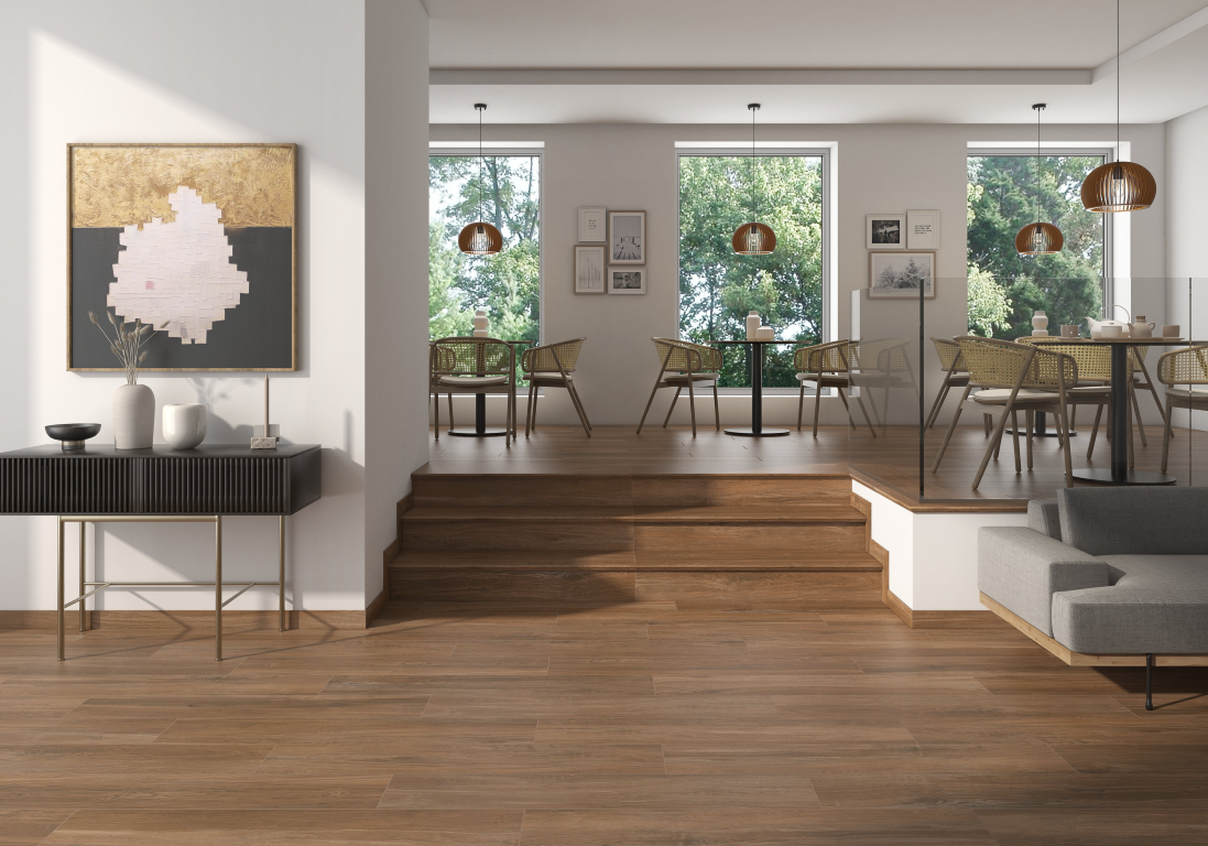 970466 Ступень Rodeno Peldano Redondo 120 Roble Liso 33x120 - фото 2