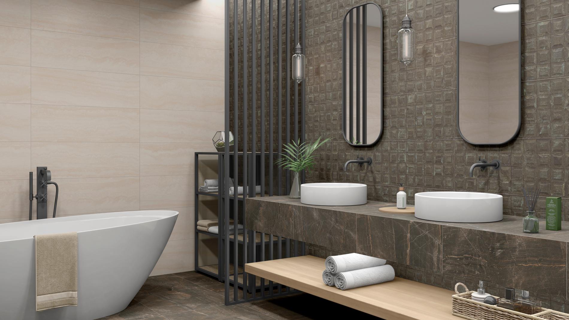 На стену Forvm Brown 30x90 - фото 9