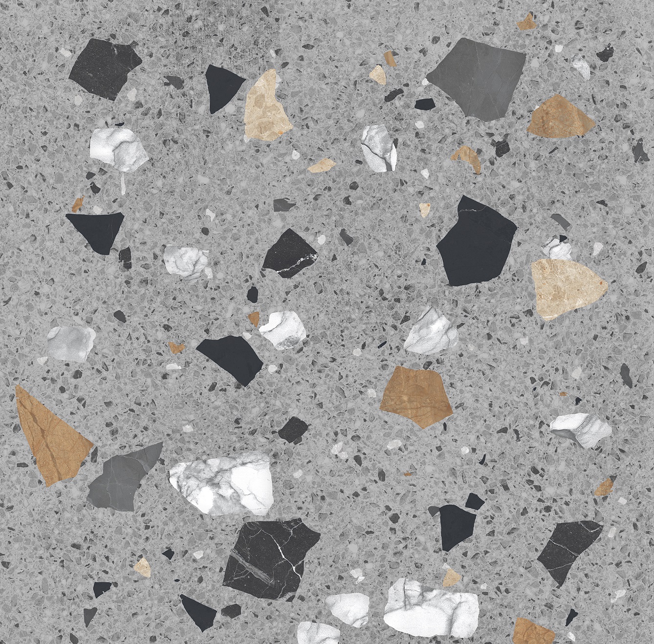 На пол Silk Terra Grey Matt 60x60 - фото 2