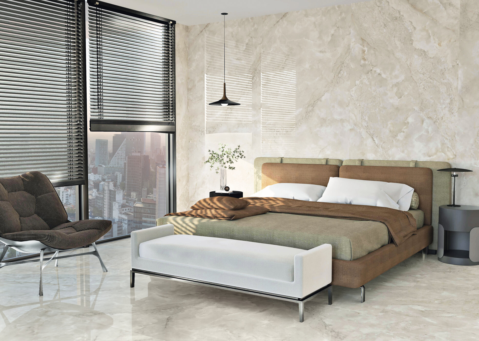 На пол Aura Snow Natural 6mm 120x280 - фото 10