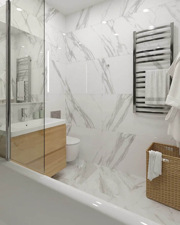 215 На стену Calacatta Art Silver Silver G3D - фото 7