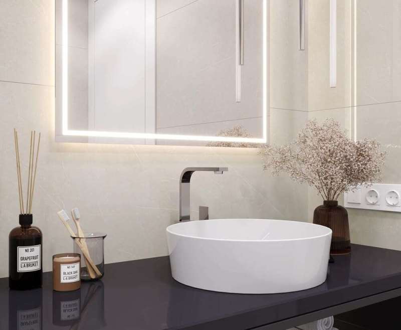 На пол French Crema Кремовый Матовый 60x60 - фото 5