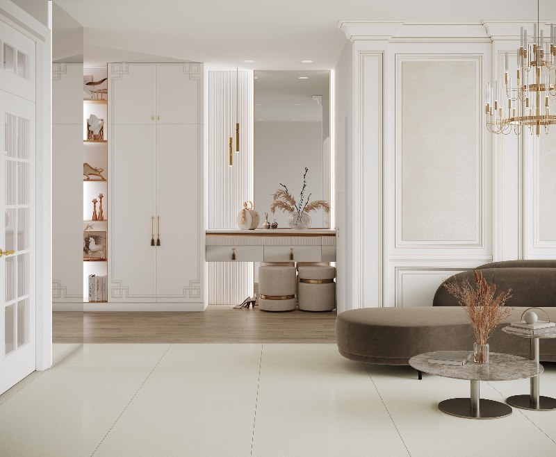 На пол Prism Ivory Ivory 80х80 Лаппатированный - фото 8