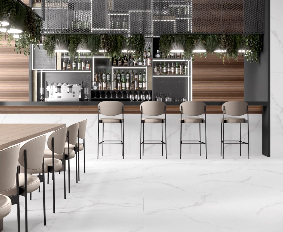 На пол Statuario White PRO Белый матовый R10GR 80х80 - фото 13