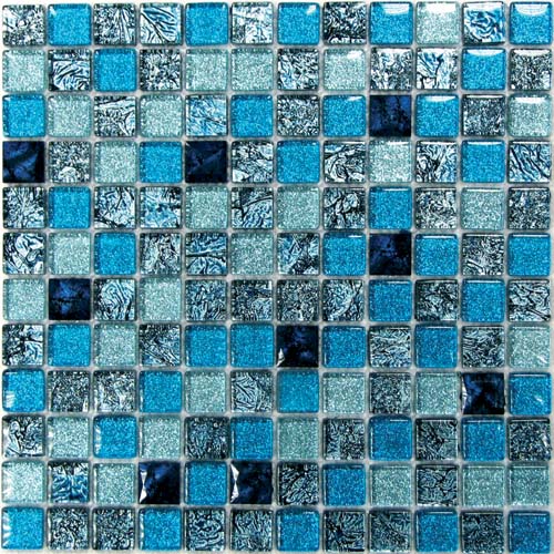 Satin Blue 23*23 300*300 Напольная Керамическая мозаика Satin Blue