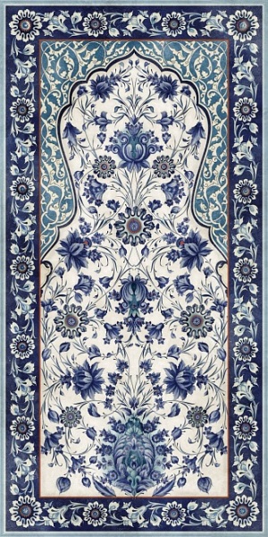 VT/A22/SG5918R Декор Орнамент Синий Обрезной