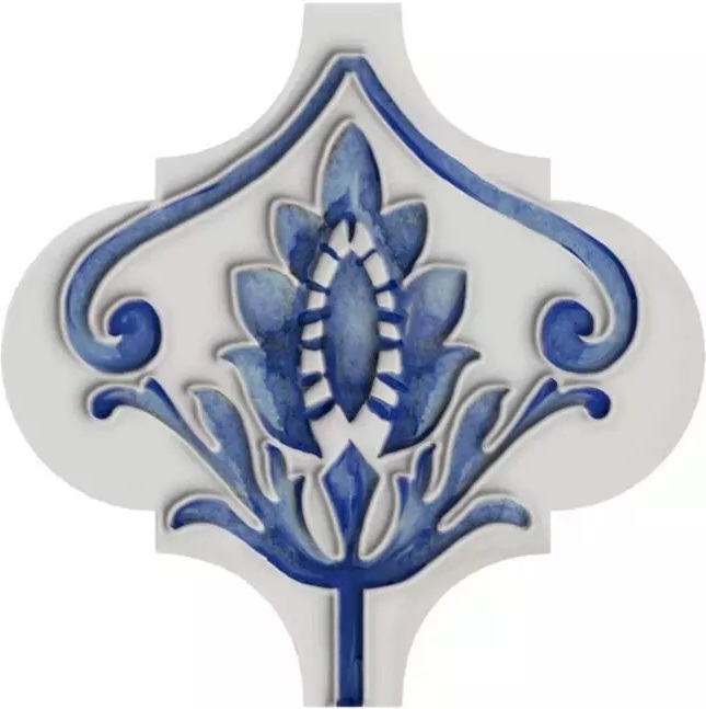 VT/A322/65000 Декор Арабески Майолика Арабески Голубой 7