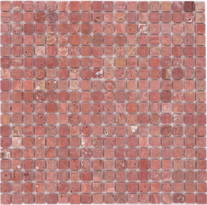 На стену Stone Travertine Red Tum 15x15x4 305x305