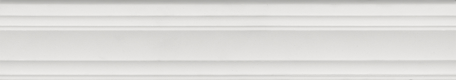 BLF008R Бордюр Синтра Багет Белый Матовый Обрезной