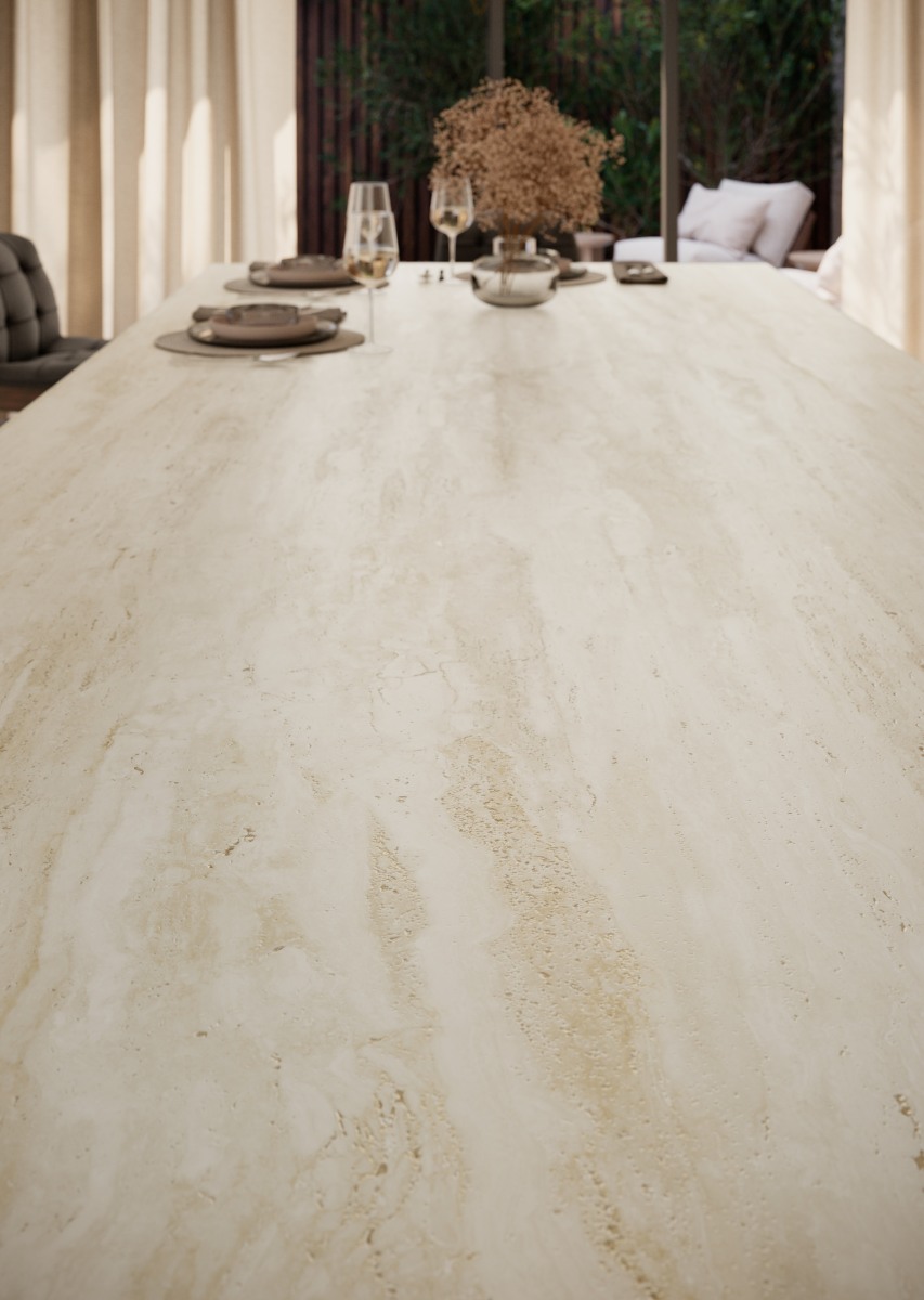 78T338E На пол Travertino Grey 5.6mm 120x278 - фото 8