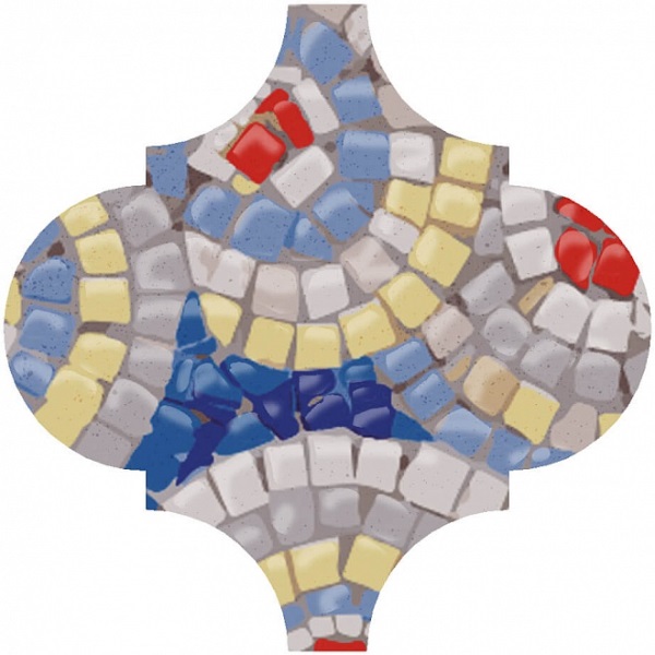 OP/A172/65000 Декор Арабески Майолика A172 Гауди Белый Орнамент