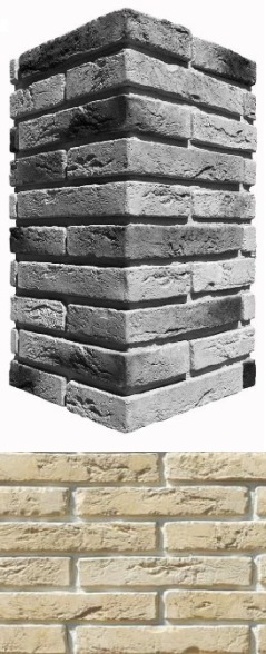 380-15 На стену Остия брик 380-15 Угловой элемент