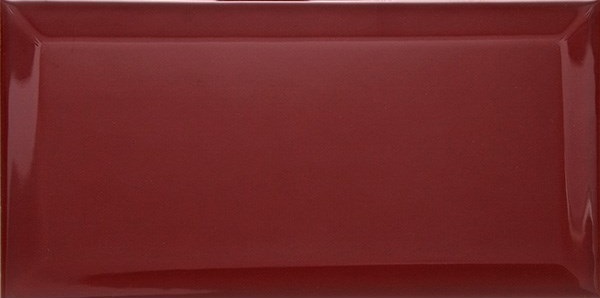 На стену Biselado / Liso Burdeos Brillo 10х20