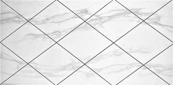 Декор Saturio Glacier Ромб Платина - фото 4