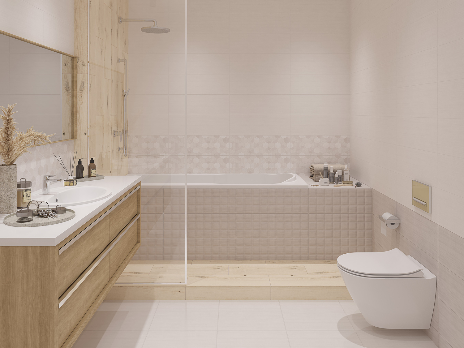 C-SW4M012D На пол Sandwood Бежевый 18.5x59.8 - фото 30