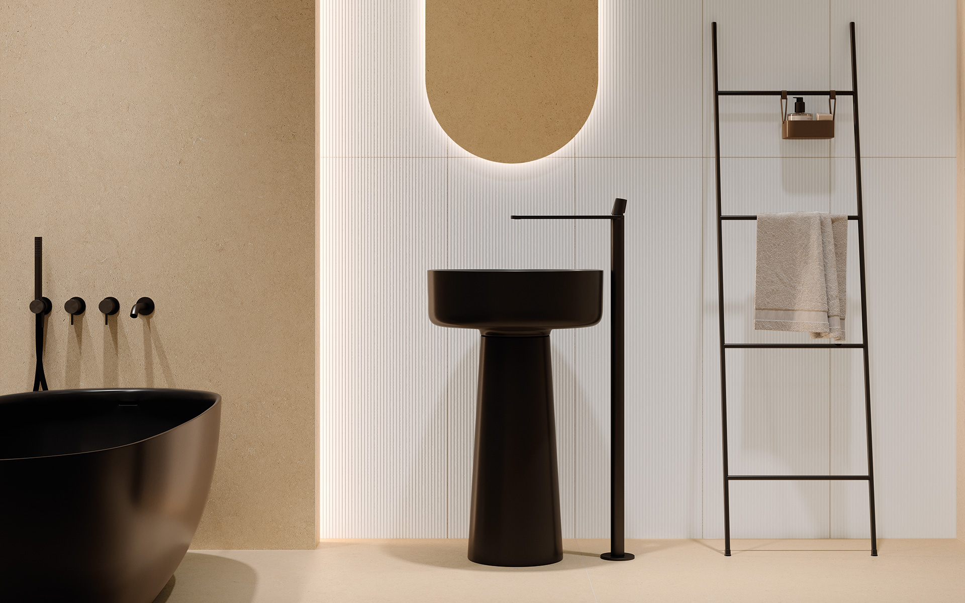 8929994 На пол Victorian Stone Moon Cream Natural Plus 120x60 - фото 9