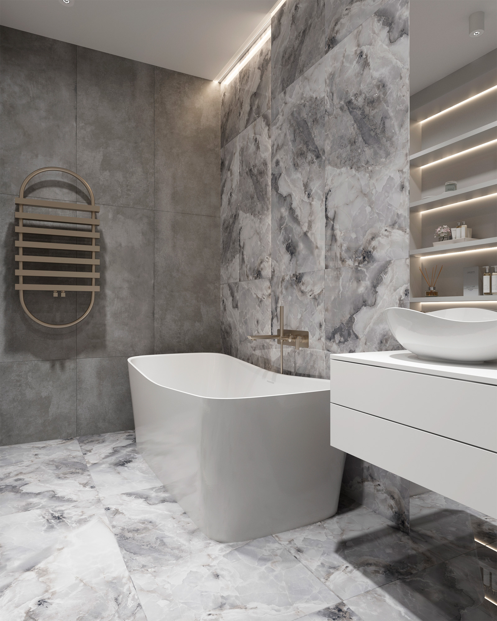 FP1004-A На пол Invisible Onyx Full Polished 60x120 - фото 11