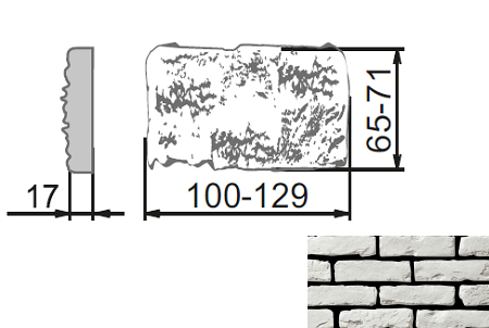 На стену Марсель Тычковый элемент 309