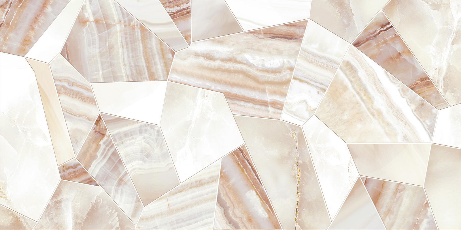 TWU09BGM014 На стену Bergamo Кремовый геометрия - фото 5