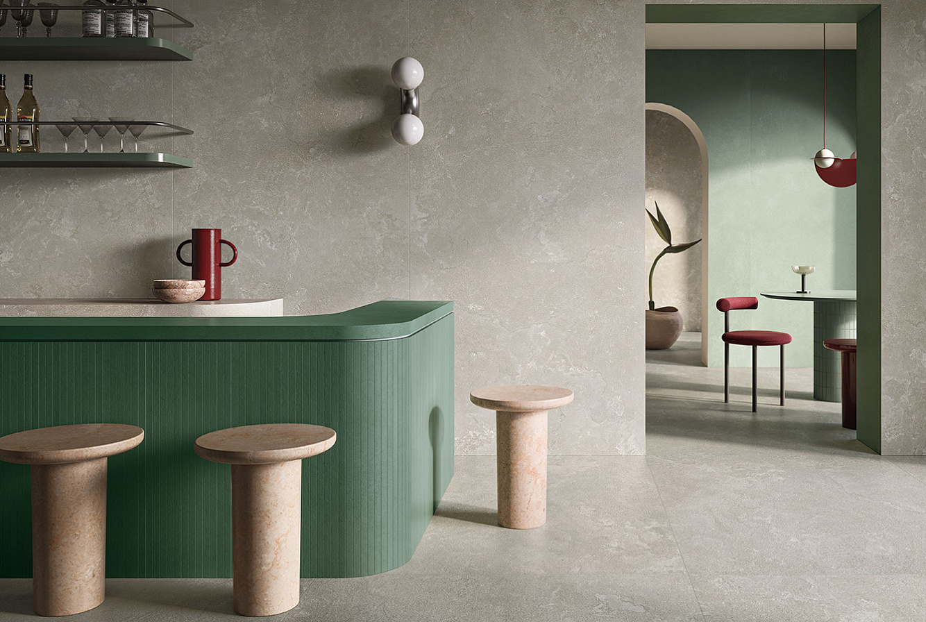 DR01BAR На стену Dorset Bianco Cross Cut Ribbed SQ. 60x120 - фото 11