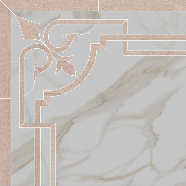 ID117 Декор Карелли Dec. Беж светлый наборный