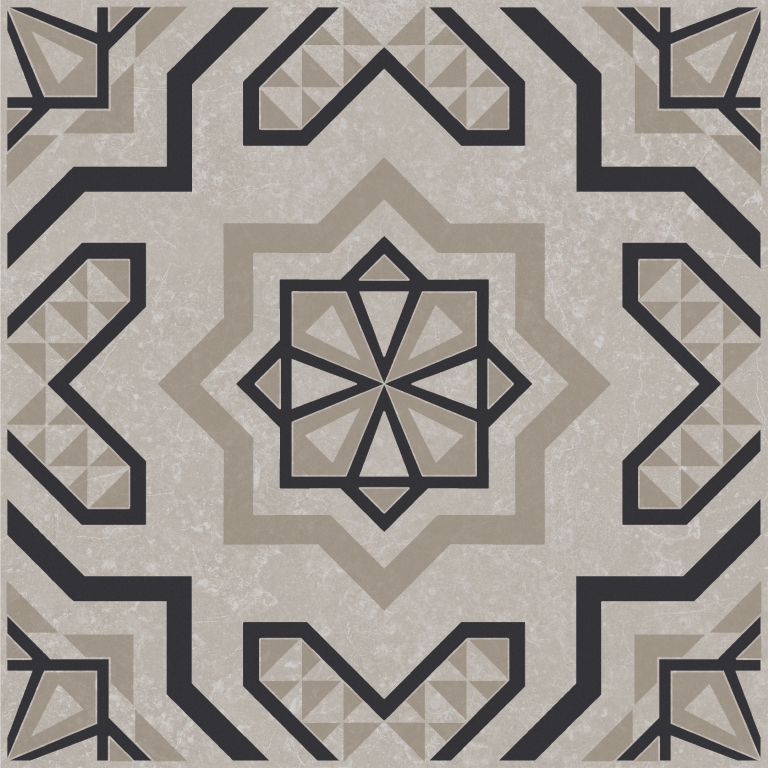 KMD3STA047GN Декор Касабланка Серый светлый матовый 20x20x0.8 - фото 6