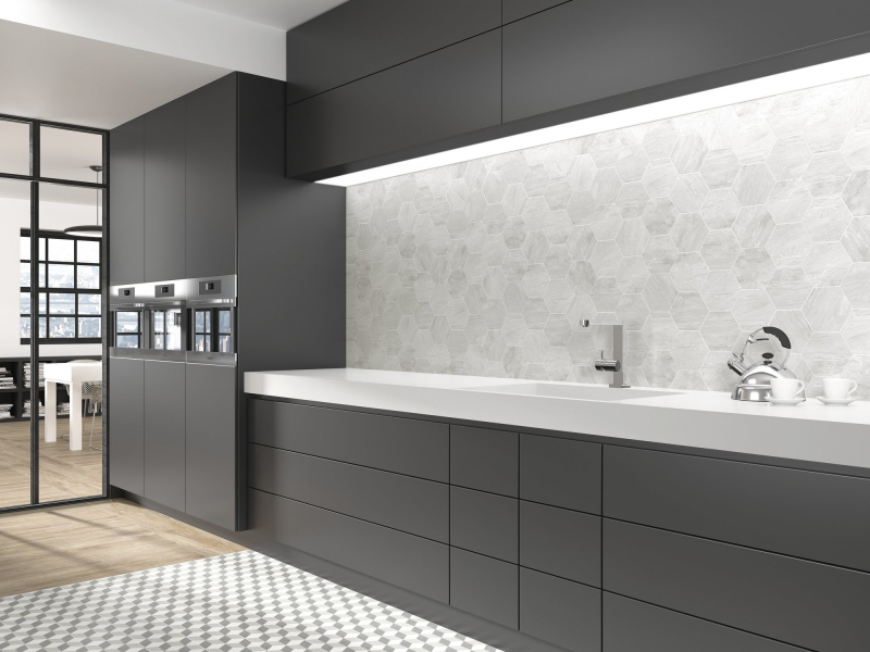 F8074 На пол Verona Octagon Grey - фото 5