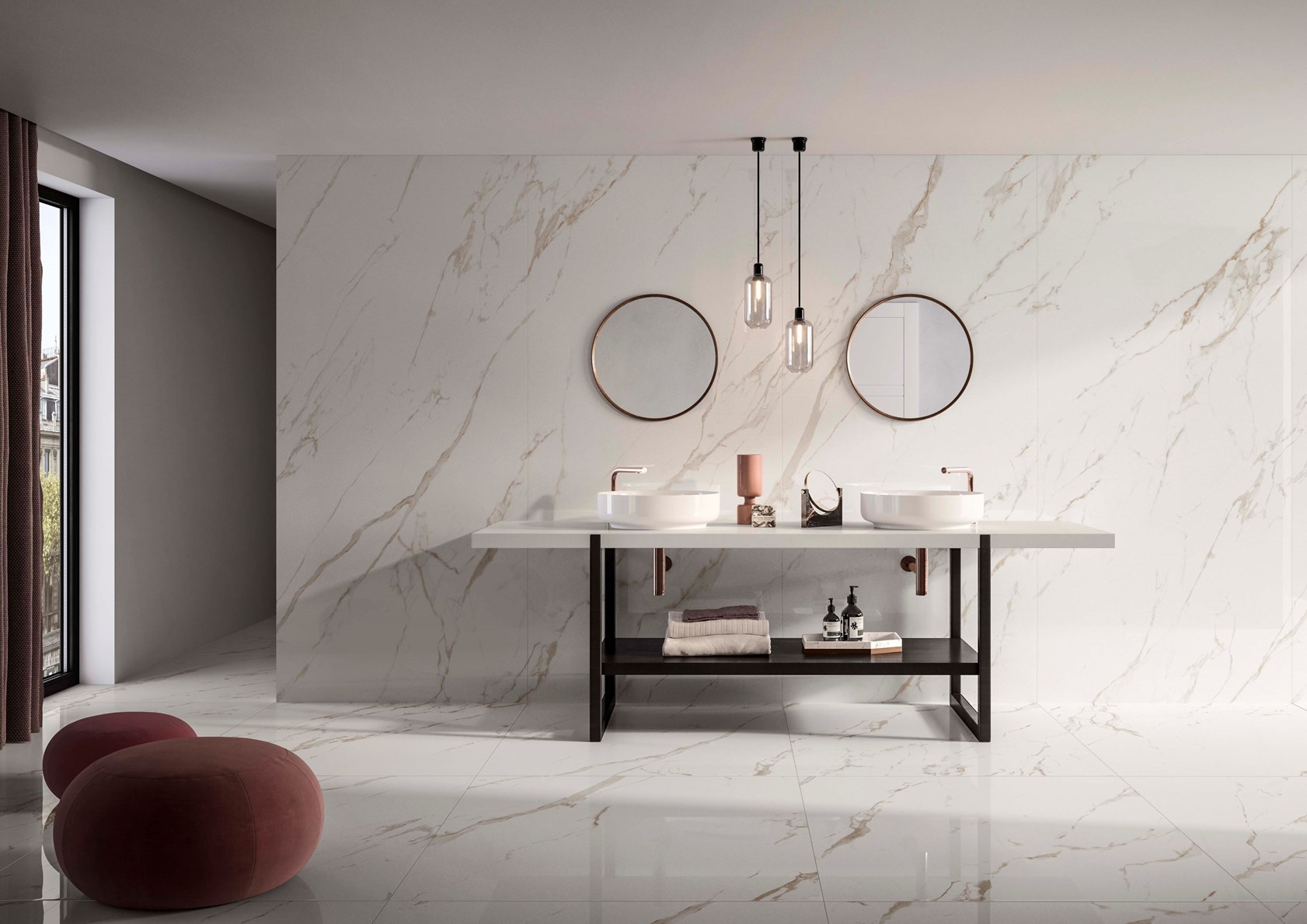 На пол Marmoker Lucido Bardiglio Imperiale 59x59 - фото 4