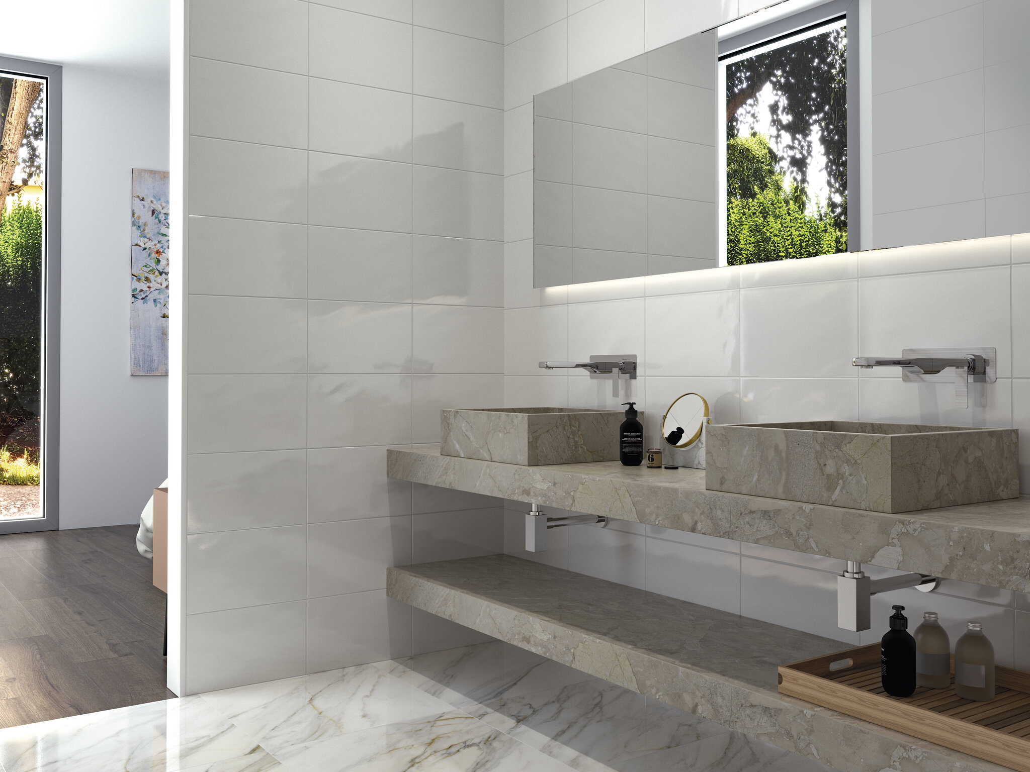 На стену Blanco Mate 10x10 - фото 14