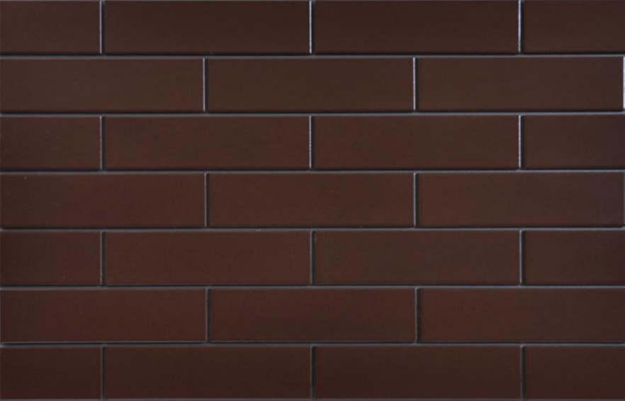 8355 На стену Elewacja Szkliwiona braz new brown glazed