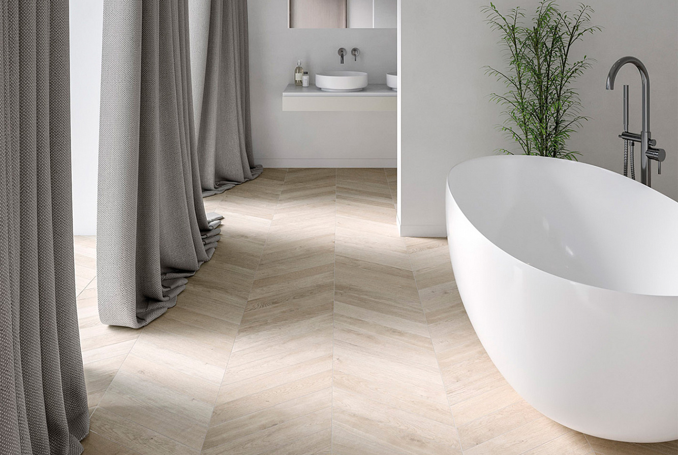 120279 На пол 60 Grad Chevron B Wood Dark - фото 3