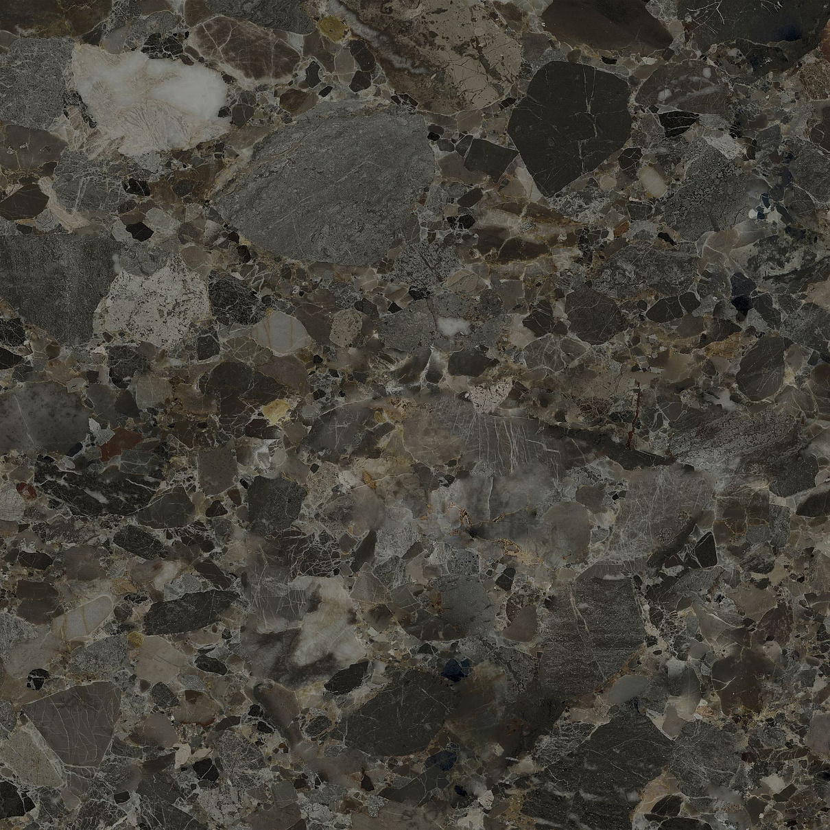 На пол Лонгфорд 5 черный 60х60 - фото 7