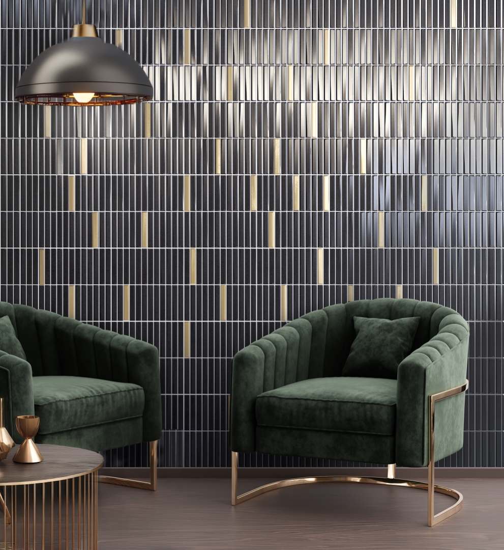 На стену Melody Emerald 20x20 - фото 2