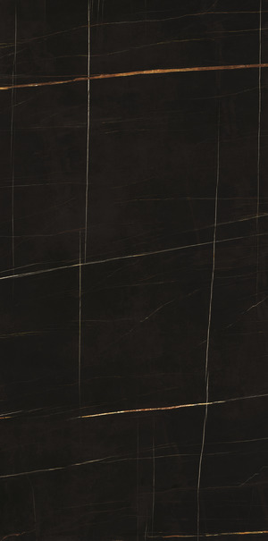 На пол Ultra Marmi Sahara Noir Luc Shiny 6mm 150x300 - фото 2