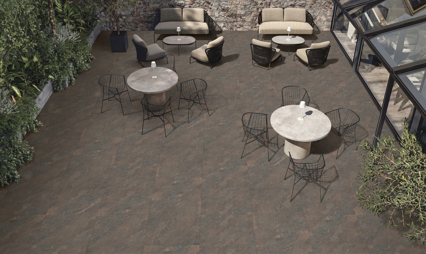 На пол Rock Bronze 20mm 60x90 - фото 2