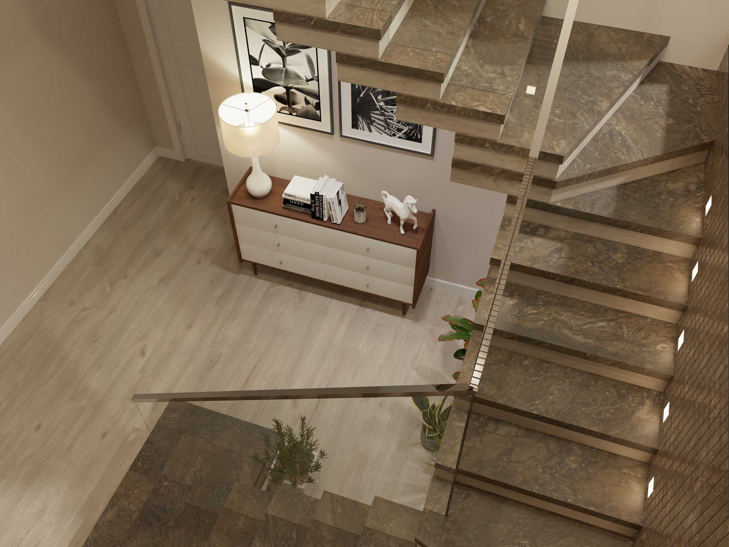 Steptrade/BR01_NS/30x120x10 Ступень Bernini Pearl BR01 120x30 Неполированная с насечками - фото 24