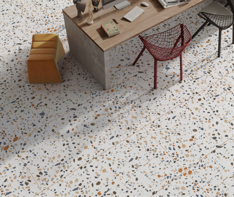 На пол Ceramic Matt Terrazzo 1002 - фото 4