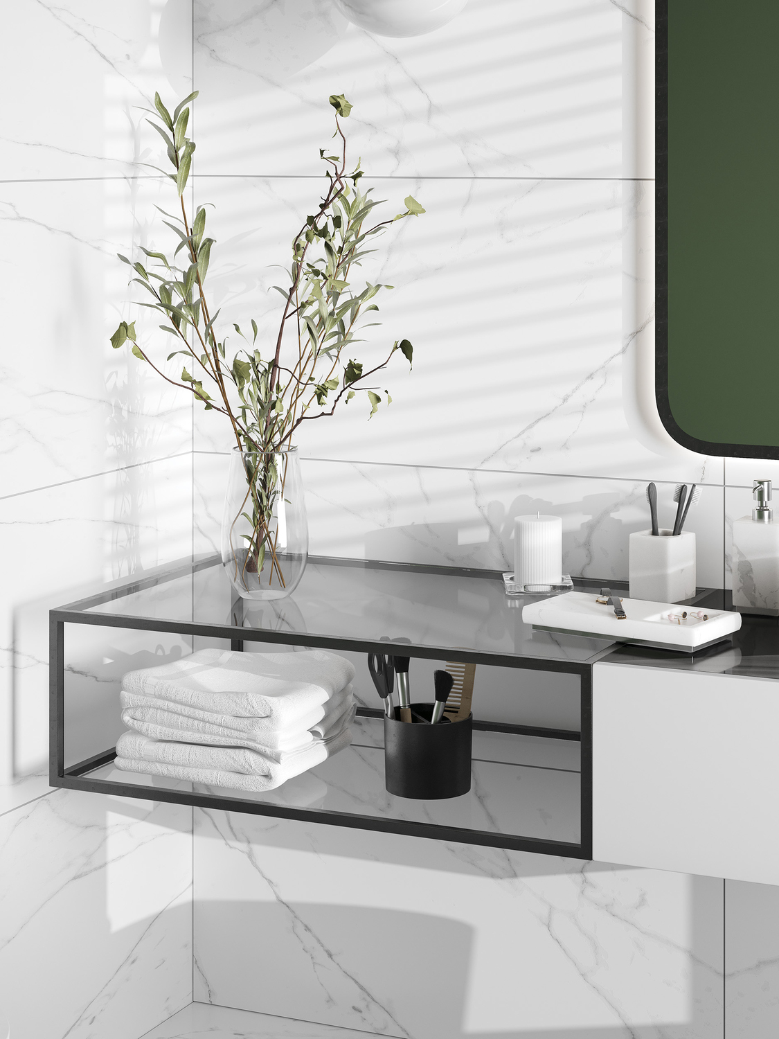 A17781 На пол Pamir Темно-серый рельеф ректификат 44.8х89.8 - фото 8