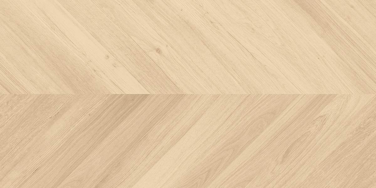 На пол Wood Royal Almond Chevron Бежевый матовый карвинг 60х120 - фото 3