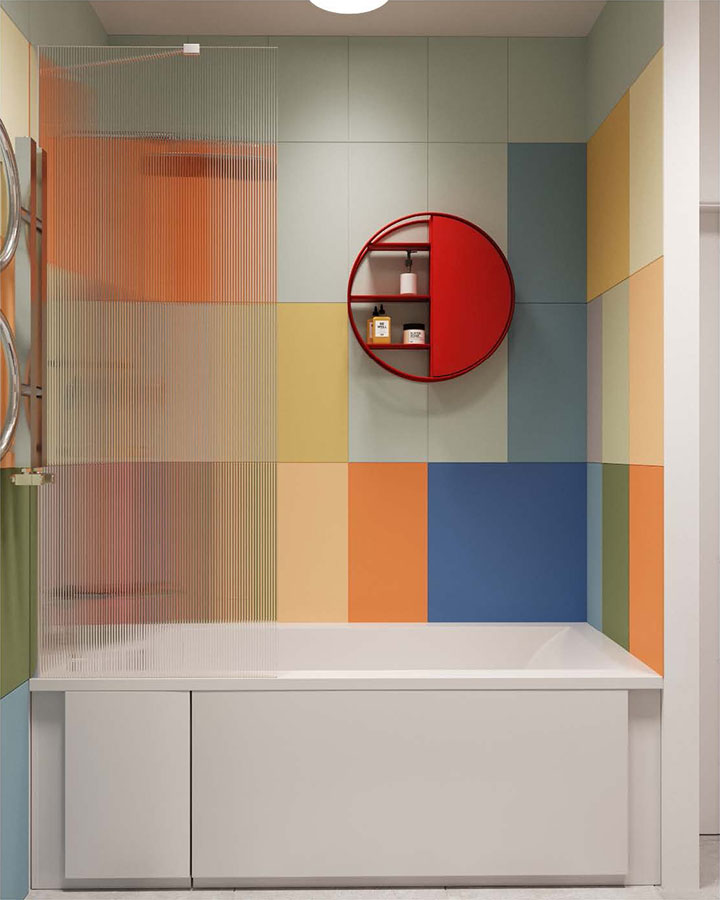 UF023MR На пол Моноколор Насыщенно-красный Матовый - фото 26