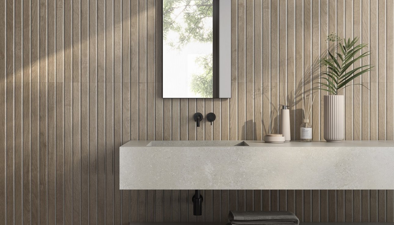 На стену Bari Slat Grey Matt 60x120 - фото 5