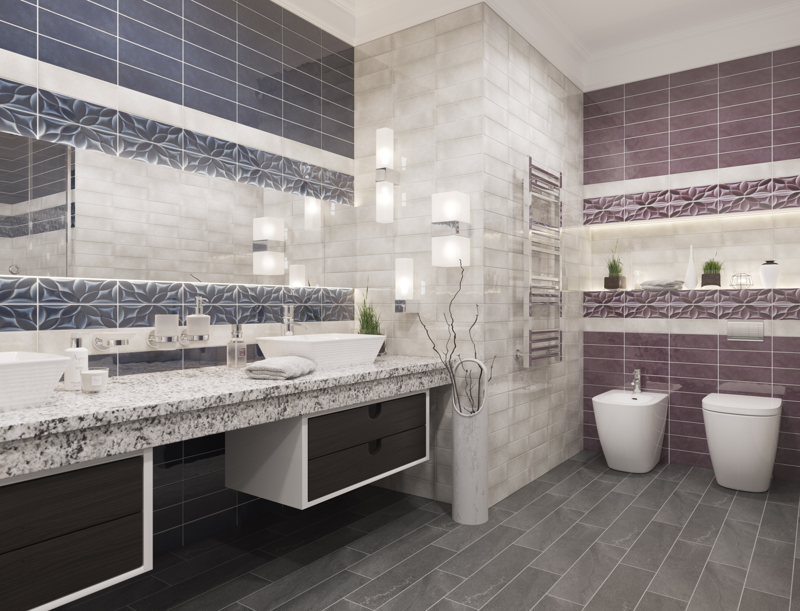 010101004559 На стену Marchese Lilac wall 02 - фото 4