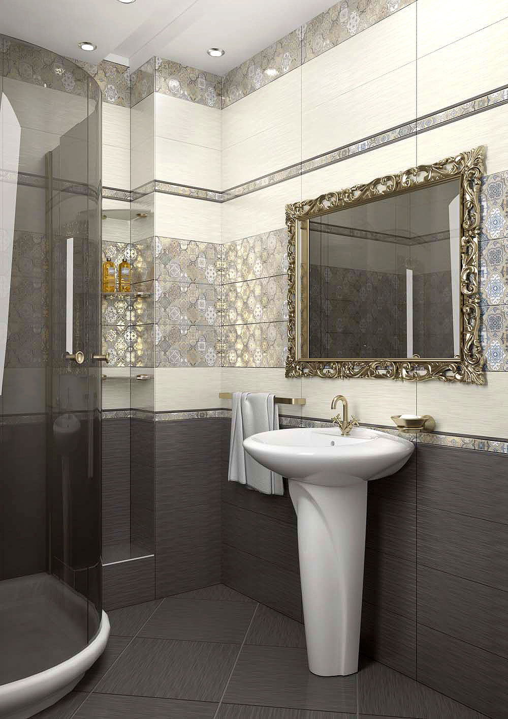 DWA11ANT404 Декор Anatoly Многоцветный 7.5мм - фото 3