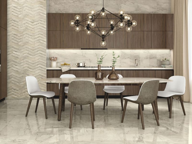 На пол Pienza Grigio Natural Rect 80x80 - фото 12