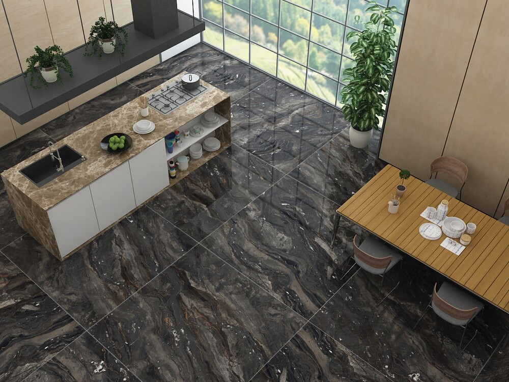 На пол Grand Slabs Galactico Sky High Glossy 120х120 - фото 12