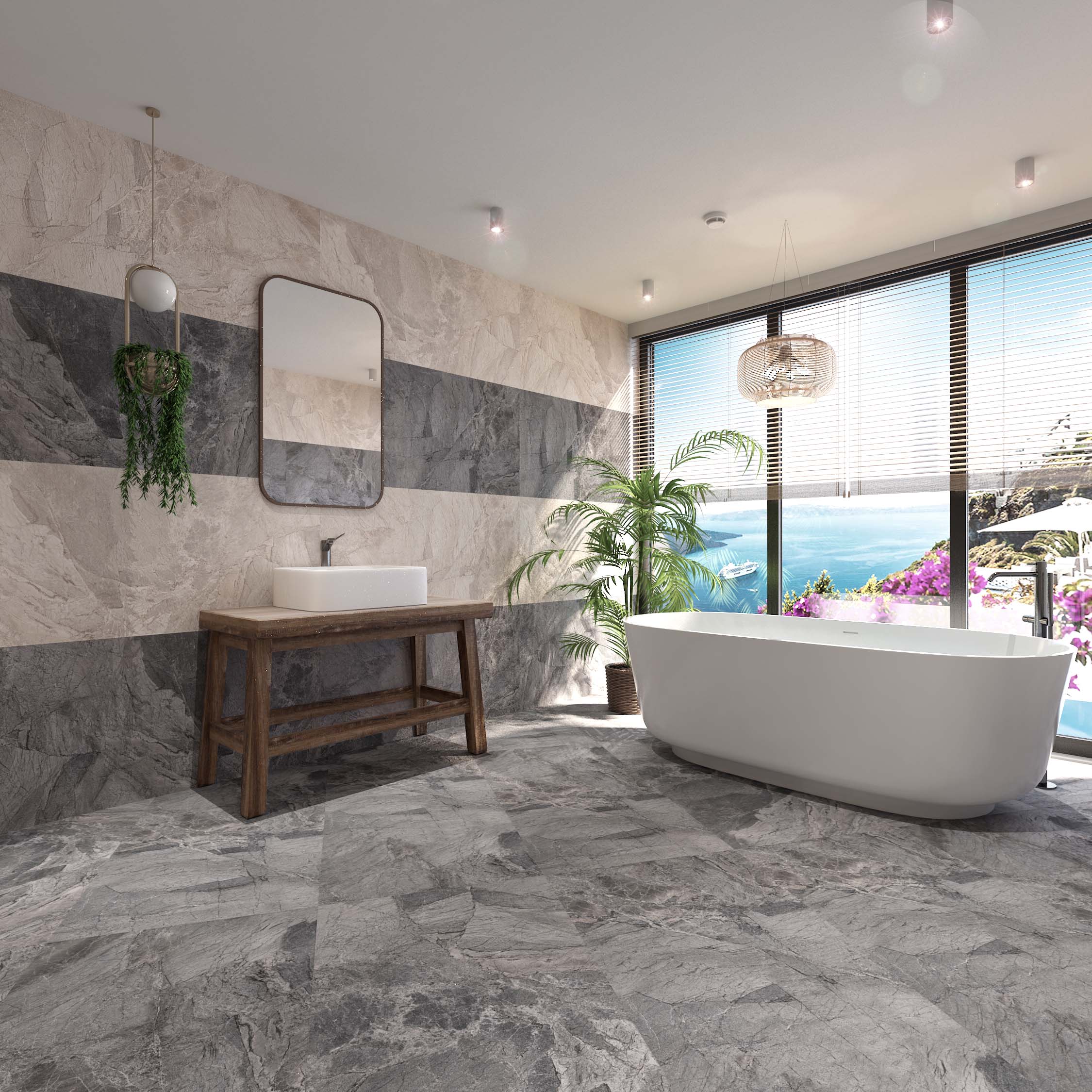 На пол Bodrum Bone Matt 60x120 - фото 2