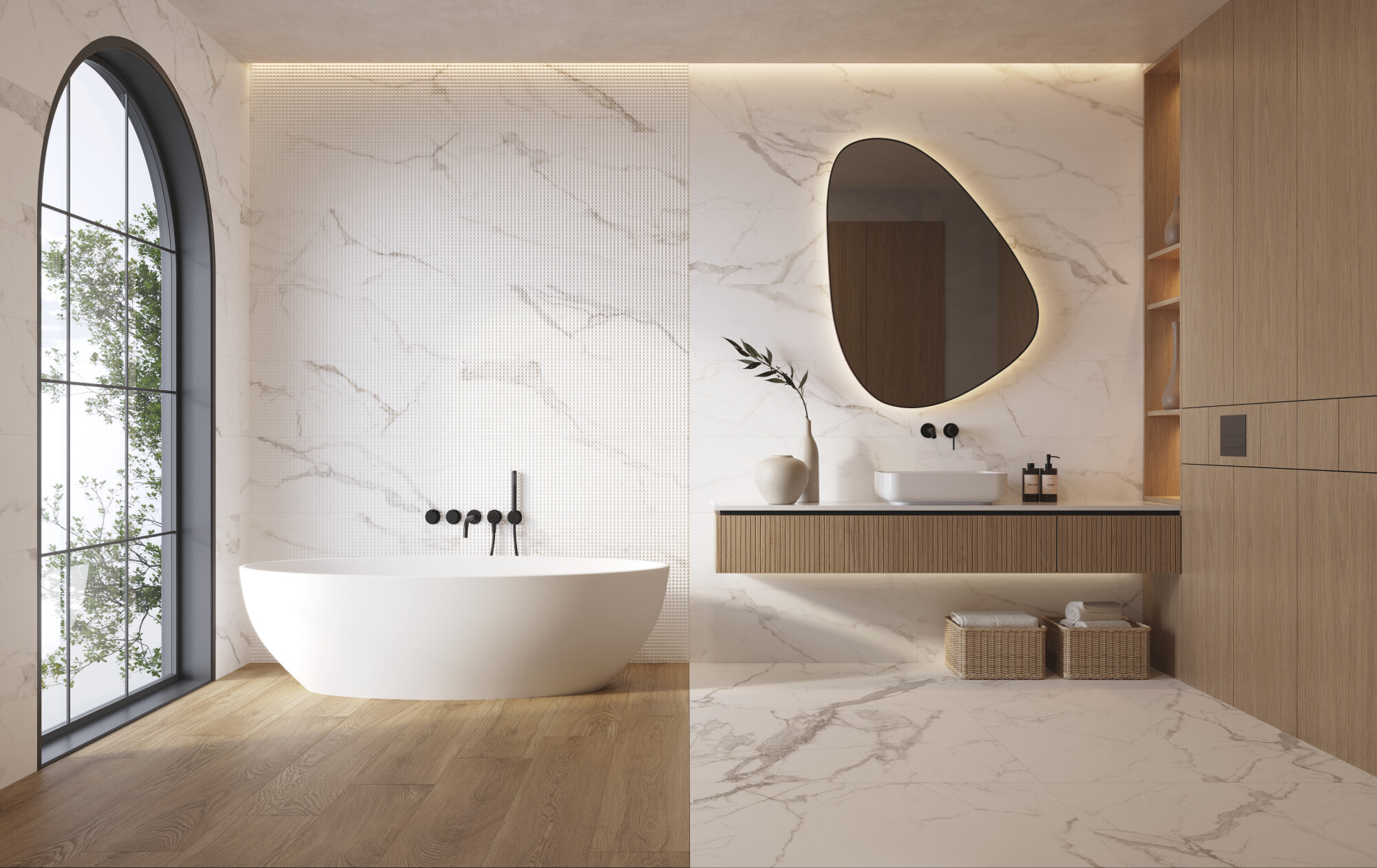 41722 На пол Museum Lumiere White/60X120/EP 60x120 - фото 29