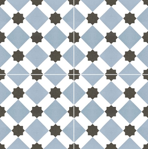 На пол chic Howard Blue 45х45