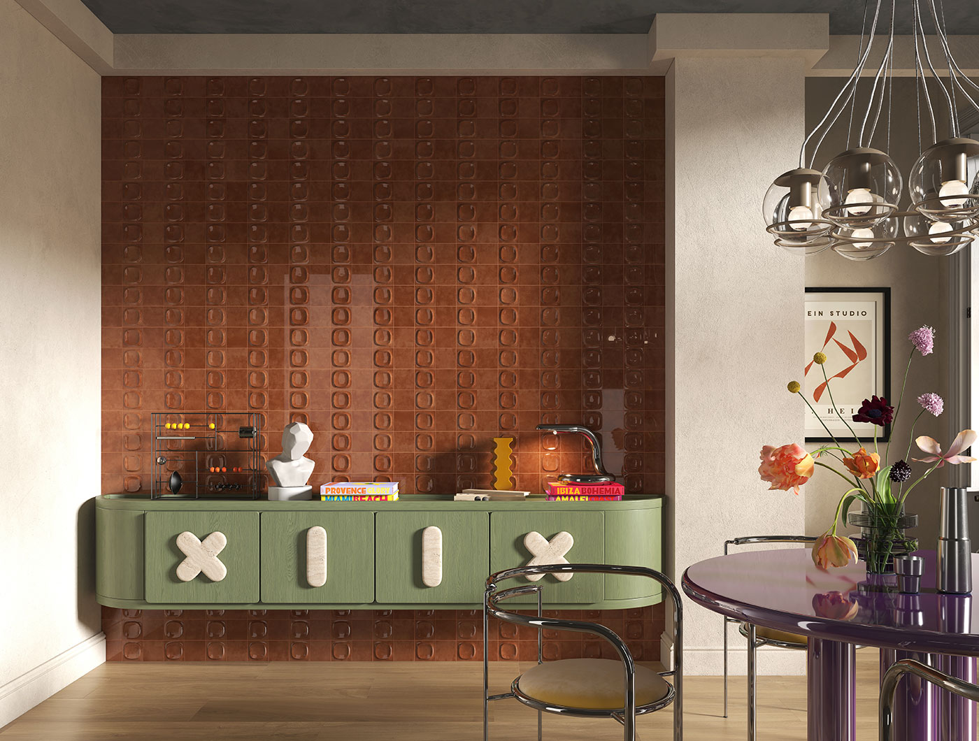 SAPOFL0110G На стену Pop Latte Flat glossy 10х10 - фото 3