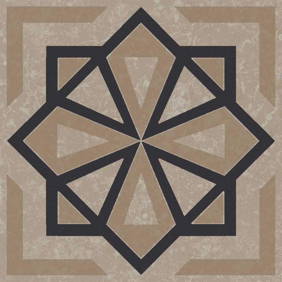 KMD3STA049GN Декор Касабланка Бежевый светлый матовый 9.8x9.8x0.7